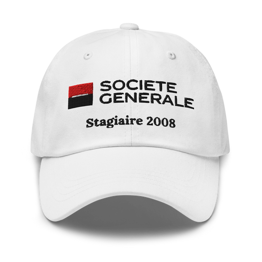 Casquette "Société générale Stagiaire 2008"